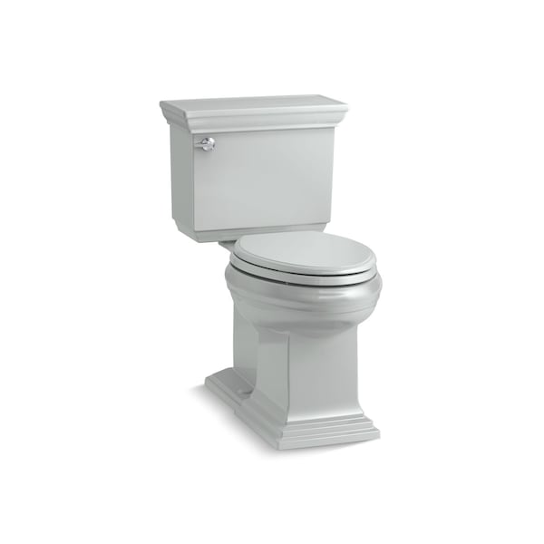Stately Elongated 1.28 GPF Chair Height Toilet, 1.28 gpf, Ice Gray